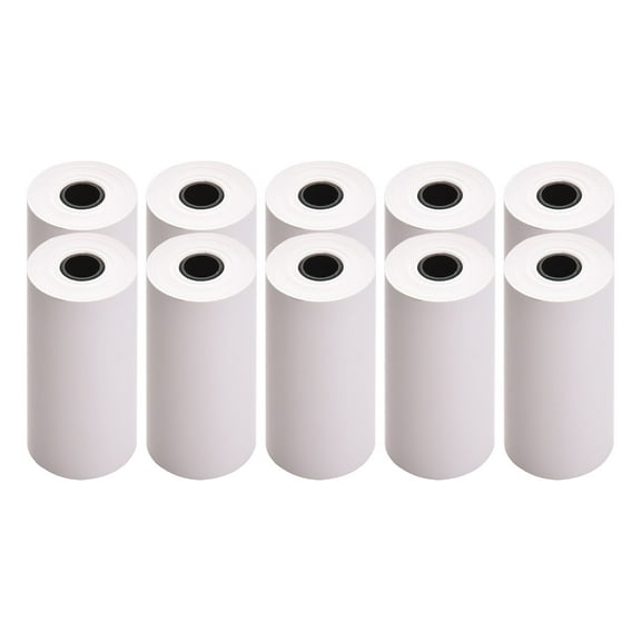 10 Rolls Thermal Paper Roll Receipt Paper 57x30mm for Mobile POS Handheld Portable 58mm Thermal Printer