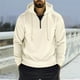 thumbnail image 1 of pstuiky camisas de manga larga para hombre, Blusa deportiva con capucha de manga larga lisa e informal a la moda para hombre Tops de hombre m, 1 of 6