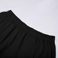 thumbnail image 6 of Bmisegm Pants for Kids Boys Solid Color Casual Trousers Long Bottoms with Comfortable Elastic Waist Play and School Wear Kids Pants Black 13-14Years, 6 of 6