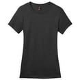 thumbnail image 3 of District ® Women's Perfect Weight ® Tee. DM104L - Heathered Charcoal Size XXL, 3 of 4