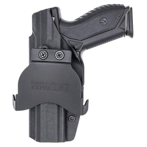 Ruger American Compact Paddle Holster Black / Right Hand by Rounded Gear