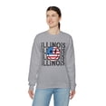 thumbnail image 6 of Illinois IL Moving Vacation Sweatshirt, Gifts, Crewneck, 6 of 7
