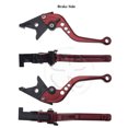thumbnail image 2 of Red CNC Shorty Brake Clutch Lever Honda 98-05 VTR 1000 VFR 90-97 750 02-06 800, 2 of 5
