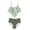 11a-Green, variant on Swimsuits for Teens Teen Girls Swimsuits Two Piece Bikini Sets Bathing Suit with Reversible Top & Bottom Size 7-16 Years