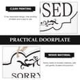 thumbnail image 2 of BESTONZON Wear-resistant Door Sign Wooden Open Sign Decor Decorative Open Closed Sign, 2 of 5