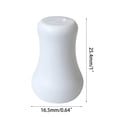 thumbnail image 6 of ZPAQI 15Pcs White Plastic Cord Tassel Window Blind Knobs Hanging Ball Small Pendants Drops Pull End for Shade Curtain Craft, 6 of 7