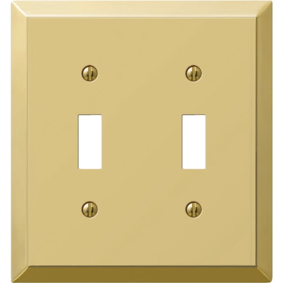 Creative Accents Toggle Wall Plate 2 Gang Carded