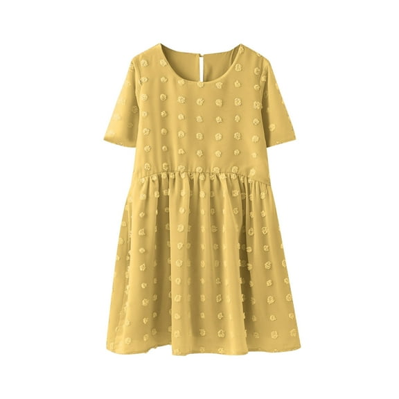 Girls Fashion Casual Birthday Girl Dress Tween Formal Dress for Girls 10-12 Years