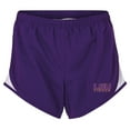 thumbnail image 2 of Women's Boxercraft  Purple LSU Tigers Essential Lined Athletic Shorts, 2 of 3