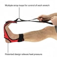 thumbnail image 4 of Yoga Stretch Strap Foot and Leg Stretcher Ligament Stretching Belt for Dancer Yoga Hamstring Stretch Foot Pain Relief (Red), 4 of 7