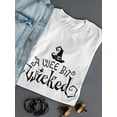 thumbnail image 3 of A Wee Bit Wicked T-Shirt Women -Image by Shutterstock, Female XX-Large, 3 of 4