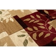 thumbnail image 2 of United Weavers Studio Area Rug 710-00834 Sapphire Burgundy Vines Blocks 1' 11" x 7' 4" Rectangle, 2 of 4