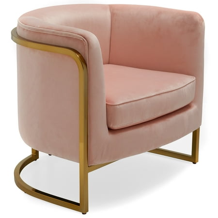 Square Barrel Chair - MoDRN Marni Barrel Accent Chair, Multiple Colors