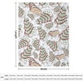 thumbnail image 2 of Soft Throw Blanket Christmas Tree Cakes Lightweight Flannel Plush Fuzzy Blankets for Women Teens 50X60 in, 2 of 7