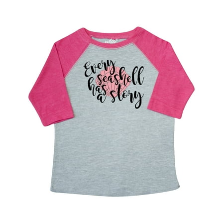 

Inktastic Every Seashell Has a Story Gift Toddler Boy or Toddler Girl T-Shirt