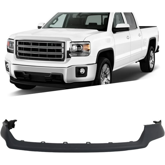 SHZAITOR Front Bumper Cover Replacement for GMC Sierra 1500 2014 2015