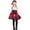 #10 Red, variant on Kogui Girls Halloween Lace Party Dress Delicate Lace Cosplay Night Party Outfit Toddler Princess Dress, Princess Outfits For Toddler Girls (Red, 8-10 Years)