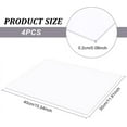 thumbnail image 2 of DIY 4 Pcs 2mm PVC Foam Sheet White Plastic Sheet 11.8x15.7 Inch Lightweight Rigid Foam Expanded PVC Sheet for Crafts DIY Making Screen Printing and Art Display DIY, 2 of 8