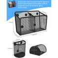 thumbnail image 2 of Bexikou Magnetic Pen Holder, Magnetic Basket Organizer for Storage, Strong mesh Metal Magnetic Pencil Holder to Hold whiteboard, Fridge, Refrigerator and Locker Accessories,Set of 3, 2 of 7