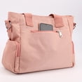 thumbnail image 3 of Bolsa de hombro de nailon para mujer de compras de gran capacidad a la moda para el trabajo (rosa) Tmvgtek Para Estrenar, 3 of 9