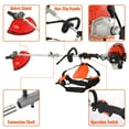 thumbnail image 6 of Floseru 5 in 1 Weed Wacker Gas Powe, 52CC 2-Stroke String Trimmer/Edger, Pole Saw, Hedge Trimmer and Brush Cutter Blade with Extension Pole – Gas Powe Yard Tool for Landscaping, 6 of 11