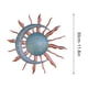 thumbnail image 4 of Wmhnj Escultura de pared de sol celestial de metal reciclado, 30 cm de dimetro, decoracin para interiores y exteriores, 4 of 8