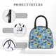 thumbnail image 4 of Balery Pirate Marine Animals Bolsa de Almuerzo para Mujeres, Caja de Almuerzo, Bolsa de Almuerzo Pequeña Impermeable, Tote de Almuerzo Reutilizable con Gran Capacidad, 4 of 6