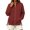 Wine, variant on Zynoxe Women's Jackets Classic Stand Collar Full Zip Jackets for Women Lightweight Long Sleeve Casual Jacket Fashionable Solid Color Sweatshirt Jacket with Side Pockets & Slit Hem Dark Gray S