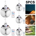 thumbnail image 3 of Bombilla LED Solar Camping 500LM Nocturna Fútbol Deformable IPX4 1200mAh WDOplteas 5 Uds, 3 of 8
