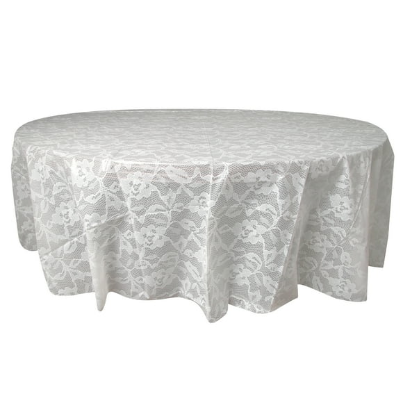 Clear Plastic Table Cover Round