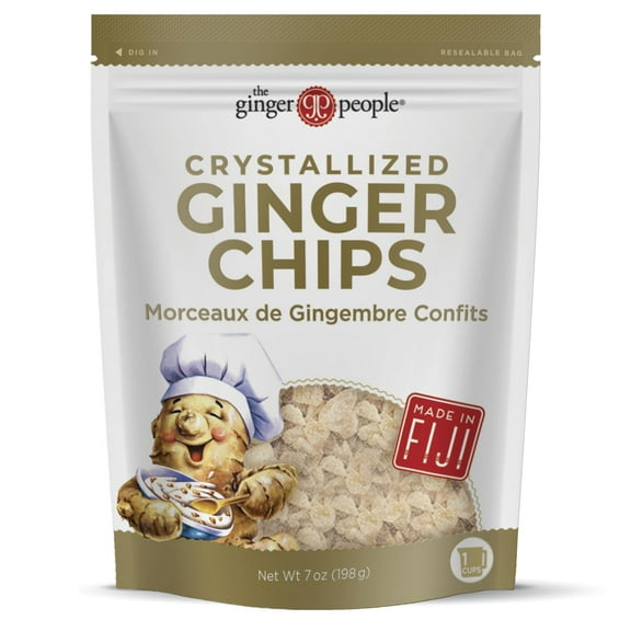 (Pack Of 12) Ginger People Crystallized Ginger Chips 7 Oz