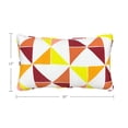 thumbnail image 3 of FBTS Prime 20x12 inch Rectangle Orange Triangular Outdoor Lumbar Pillows with Inserts, 2 Packs, 3 of 8