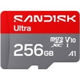 thumbnail image 1 of Tarjeta microSD Sandisk Ultra 256 GB UHS-I V10 C10 A4 - SDSQUJQ-256G, 1 of 8
