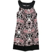 Women's Plus Tapestry Jersey Trapeze Dress