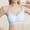 Blue, variant on Ultra-thin Jelly Bra for Women 1 Pack Polyester Seamless Wireless Bralette 32-40 Padded Lift Cool Feeling Support Bra for Summer Everyday Activity Orange 32