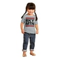 thumbnail image 4 of Colorado Rocky Mountains Hiking Trip Toddler Boy Girl T Shirt Infant Toddler Brisco Brands 6M, 4 of 6