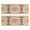 Brown Geometric Quatrefoil, variant on Kitchen Rugs Sets Of 2,Brown Geometric Triangle Diamond Pattern Anti Fatigue Kitchen Mat Rugs Non Slip Washable,Decorative Kitchen Floor Mats for Kitchen,Sink,Laundry,17"X47"