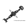 thumbnail image 3 of Folding Watch Clasp Push Button Quick Release for 12mm Leather Watchband Black, 3 of 5