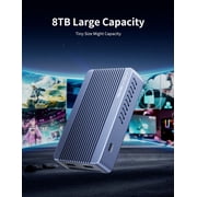 ACASIS Thunderbolt 40Gbps NVMe SSD Dock for Mac Mini, MacBook Pro & Mac Studio, Up to 8TB Storage Expansion with Dual DisplayPort, USB-C & USB-A Hub