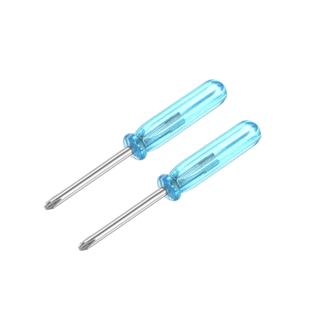 Unique Bargains Mini Phillips Screwdriver, 2.0mm Cross Head 45mm Length for Small Appliances Repair, 2 Pack