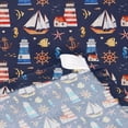 thumbnail image 7 of Anchor Seahorse Lighthouse Tapestry Wall Hanging Tapestries Happy Colorful Hippie Psychedelic Art Polyester Carpet Wall Decorative for Living Room Bedroom 90x60inch Gift Decor, 7 of 7