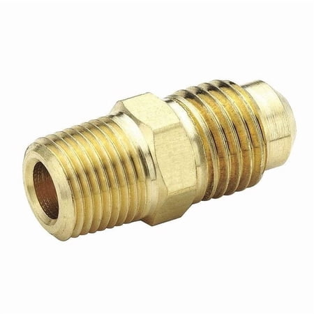Parker Strt Brass Flared 1/2 in MNPT 1/4 in L48F-8-4