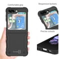 thumbnail image 6 of CoverON Impact Resistant Heavy Duty Cell Phone Case for Samsung Galaxy Z Flip 5, Black, 6 of 9