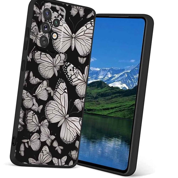 Butterflies-108 Phone Case, Degined for Samsung Galaxy A52 5G Case Men Women, Flexible Silicone Shockproof Case for Samsung Galaxy A52 5G