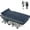 A-Blue Cot w/Blue Mattress, variant on ABORON Folding Camping Cot for Adults with Removeable Mattress & Carry Bag, Heavy Duty 1200D Folding Cots, Folding Sleeping Cots