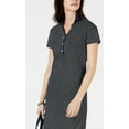 thumbnail image 3 of Tommy Hilfiger Women's Pin Dot Polo Shirt Dress Blue Size Large, 3 of 3