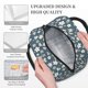 thumbnail image 3 of Easygdp Blue Flower Bolsa de Almuerzo Insulada Grande, Forro de Aluminio, Diseño Espacioso, a Prueba de Fugas, Ideal para Trabajo, Picnics, Viajes y Actividades al Aire Libre, 3 of 6