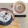 thumbnail image 4 of Bedside Table Lamp Led Night Light Decorative Led Night Light USB Bedside Table Lamp Bedroom Bedside Lamp With Remote Control  Wood Decorative LED Night Light, 4 of 8