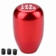 thumbnail image 2 of Pomo De Palanca De Cambios De 6 Velocidades, Pomo De Palanca De Cambios De Coche De Metal Con 3 Adaptadores Para Vehículos De Transmisión Manual Universal, 2 of 7