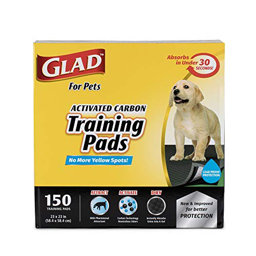 Glad for Pets Black Charcoal Puppy Pads Puppy Potty Training Pads